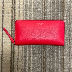 Tory Burch Perry Leather Continental Zip Wallet